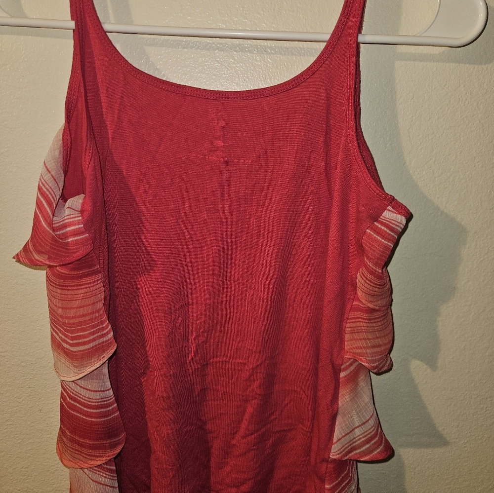 New York & Company Womans Pink Tank Top Size S - Picture 8 of 9